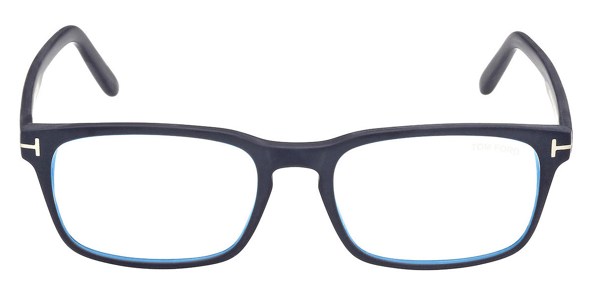Tom Ford® FT5938-B FT5938-B 091 54 - 091 - Matte Blue / Matte Blue Eyeglasses