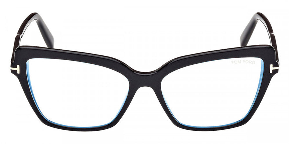 Tom Ford® FT5948-B FT5948-B 001 55 - 001 - Shiny Black / Shiny Black Eyeglasses