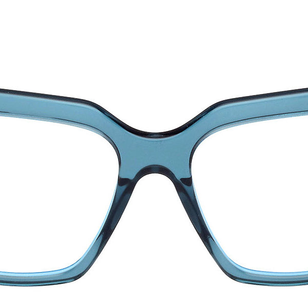 Tom Ford® FT5951-B FT5951-B 092 54 - 092 - Shiny Blue / Shiny Blue Eyeglasses
