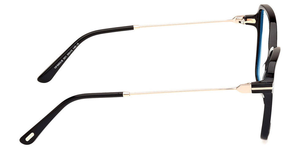 Tom Ford® FT5953-B FT5953-B 001 55 - 001 - Shiny Black / Shiny Black Eyeglasses