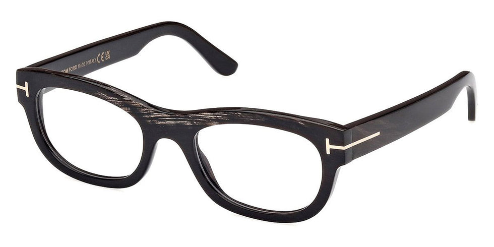 Tom Ford® FT5957-P FT5957-P 063 51 - 063 Black/Horn Eyeglasses