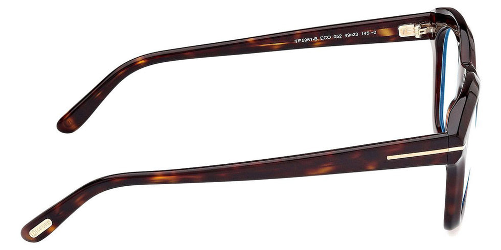 Tom Ford® FT5961-B FT5961-B 052 49 - 052 - Dark Havana / Dark Havana Eyeglasses