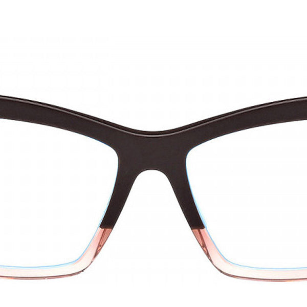 Tom Ford® FT5964-B FT5964-B 050 54 - 050 - Light Brown/Monocolor / Shiny Dark Brown Eyeglasses