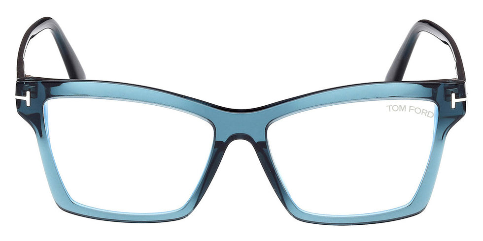 Tom Ford® FT5964-B FT5964-B 092 54 - 092 - Shiny Blue / Shiny Blue Eyeglasses