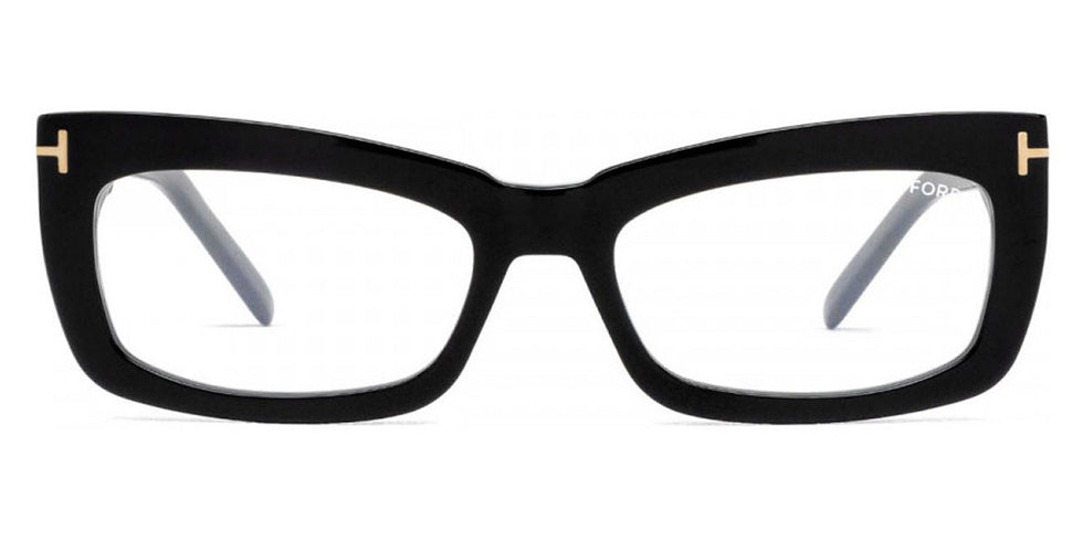 Tom Ford® FT5966-B FT5966-B 001 55 - 001 - Shiny Black / Shiny Black Eyeglasses