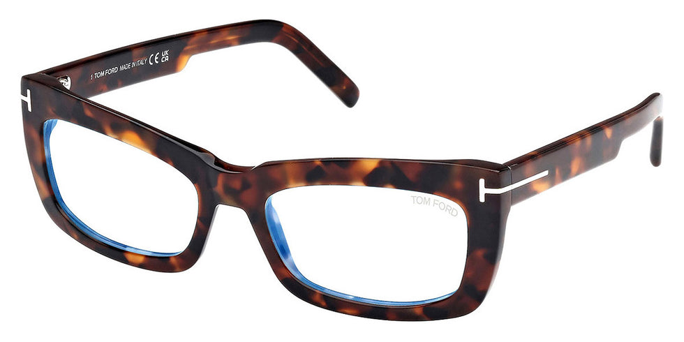 Tom Ford® FT5966-B FT5966-B 052 55 - 052 - Dark Havana / Dark Havana Eyeglasses