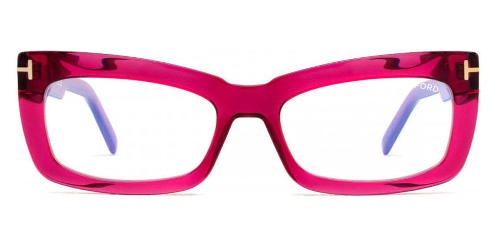 Tom Ford® FT5966-B FT5966-B 075 55 - 075 - Shiny Dark Fuxia / Shiny Dark Fuxia Eyeglasses