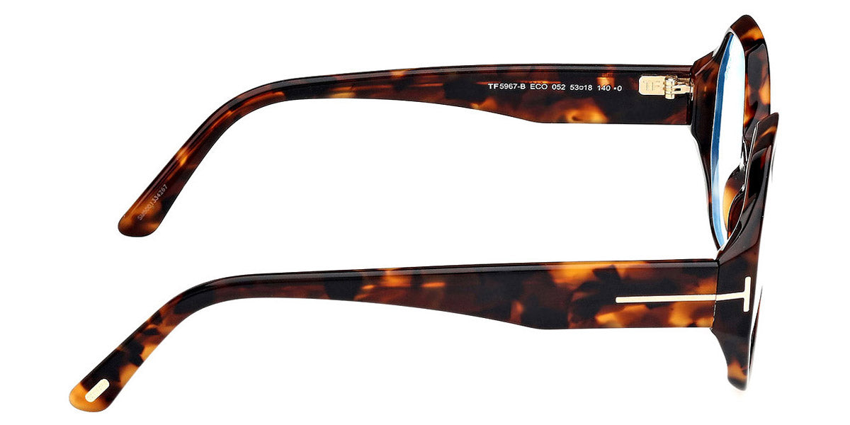 Tom Ford® FT5967-B FT5967-B 052 53 - 052 - Dark Havana / Dark Havana Eyeglasses