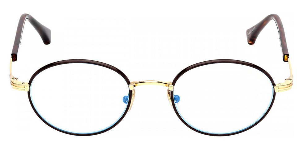 Tom Ford® FT5973-B FT5973-B 050 49 - 050 - Shiny Dark Brown / Shiny Deep Gold Eyeglasses