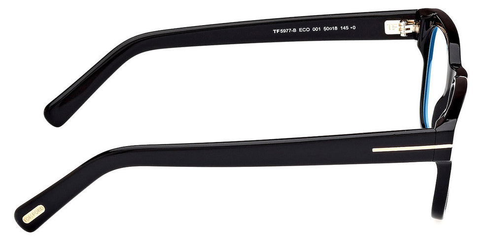 Tom Ford® FT5977-B FT5977-B 001 50 - 001 - Shiny Black / Shiny Black Eyeglasses