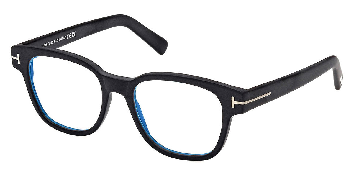 Tom Ford® FT5977-B FT5977-B 002 50 - 002 - Matte Black / Matte Black Eyeglasses