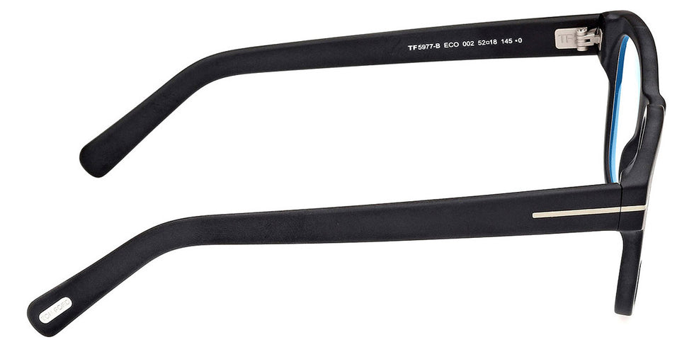 Tom Ford® FT5977-B FT5977-B 002 50 - 002 - Matte Black / Matte Black Eyeglasses