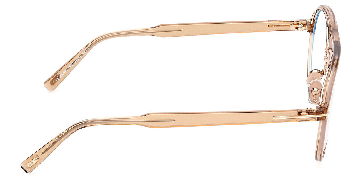 Tom Ford® FT5981-B FT5981-B 045 57 - 045 - Shiny Light Brown / Shiny Light Brown Eyeglasses