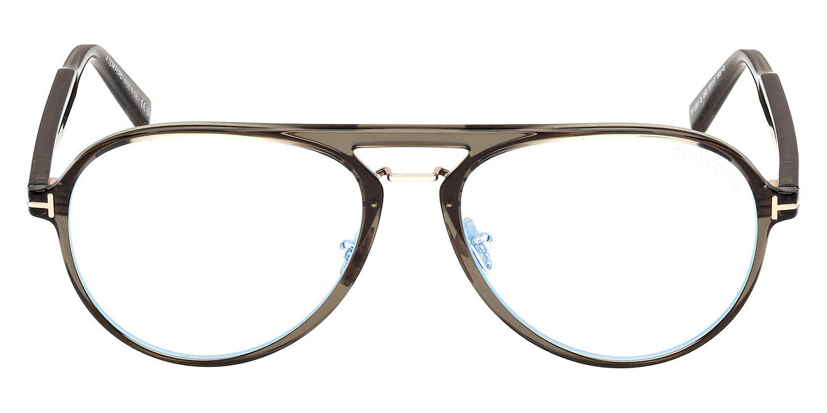 Tom Ford® FT5981-B FT5981-B 093 57 - 093 - Shiny Light Green / Shiny Light Green Eyeglasses