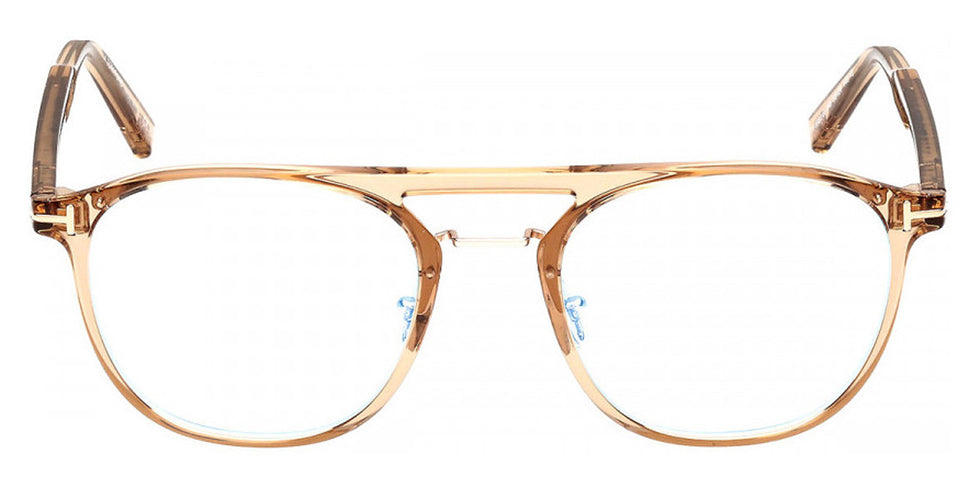 Tom Ford® FT5982-B FT5982-B 045 52 - 045 - Shiny Light Brown / Shiny Light Brown Eyeglasses