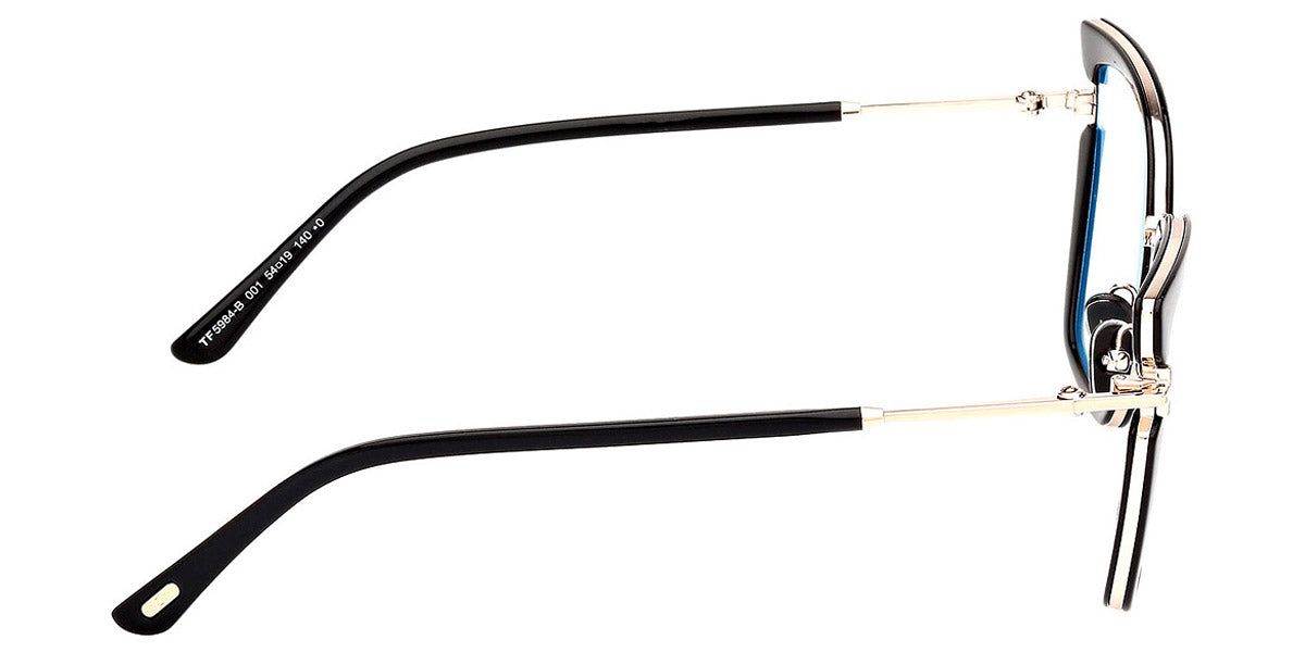 Tom Ford® FT5984-B FT5984-B 001 54 - 001 - Shiny Black / Matte Black Eyeglasses