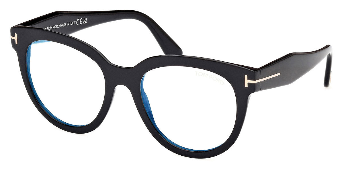 Tom Ford® FT5987-B FT5987-B 001 52 - 001 - Shiny Black / Shiny Black Eyeglasses