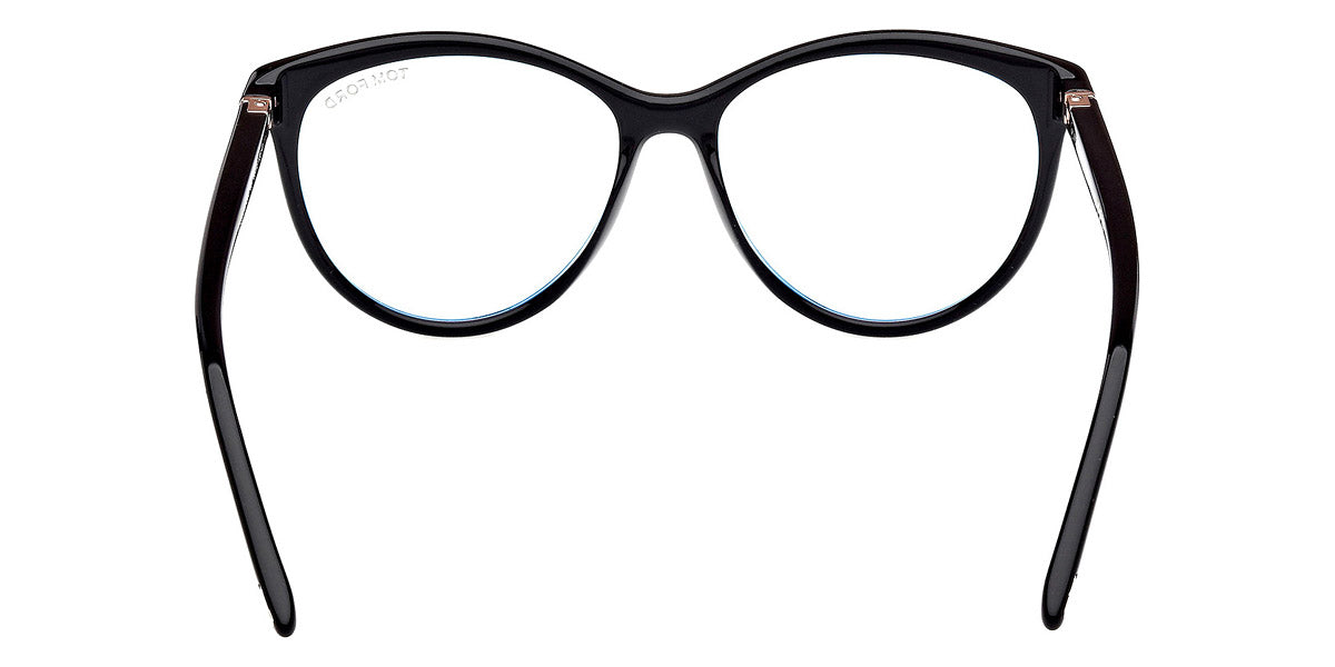 Tom Ford® FT5990-B FT5990-B 001 55 - Shiny Black / Blue Filter Sunglasses