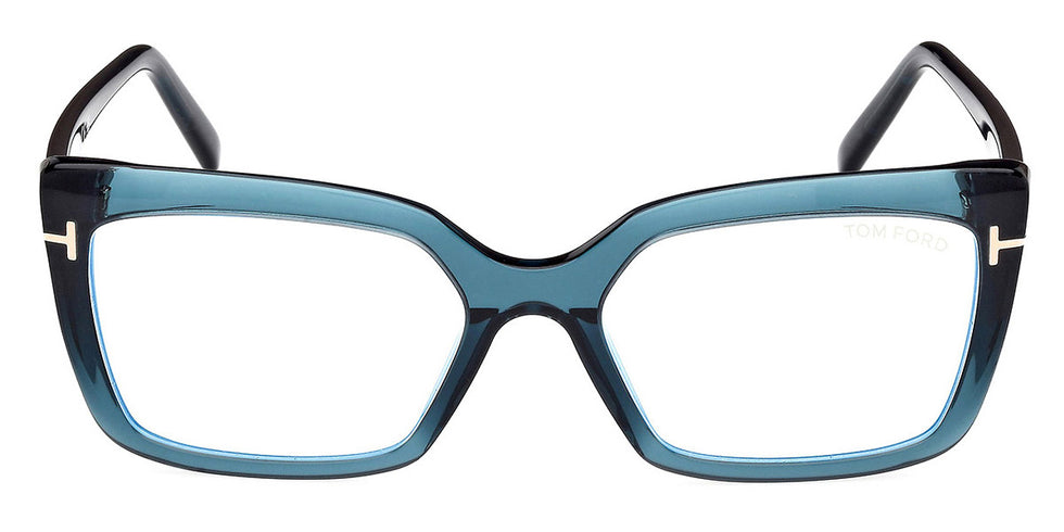 Tom Ford® FT5991-B FT5991-B 092 55 - 092 - Shiny Blue / Shiny Blue Eyeglasses