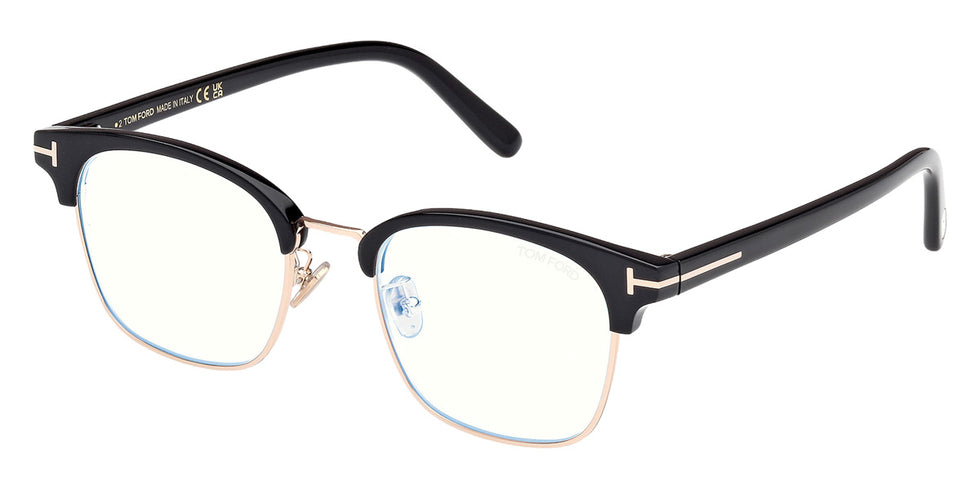 Tom Ford® FT6001-K-B Eyeglasses FT6001-K-B 001 51 - 001 - Shiny Black/Shiny Black