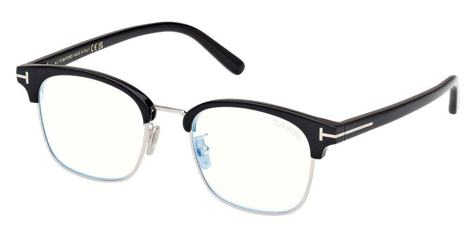 Tom Ford® FT6001-K-B Eyeglasses FT6001-K-B 005 51 - 005 - Shiny Black/Shiny Black