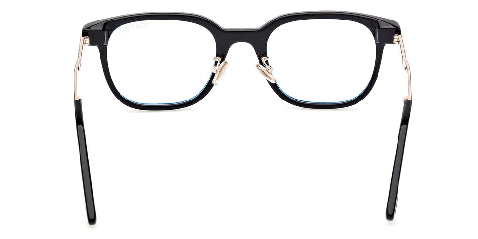 Tom Ford® FT6022-D-B FT6022-D-B 001 52 - Shiny Black / Blue Filter Eyeglasses