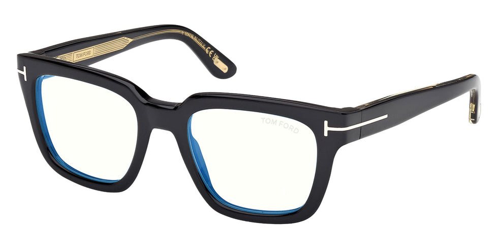 Tom Ford® FT6027-B Eyeglasses FT6027-B 001 52 - 001 - Shiny Black/Shiny Black