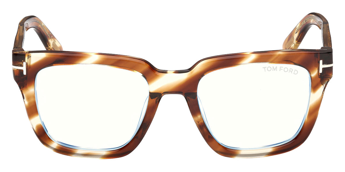 Tom Ford® FT6027-F-B Eyeglasses FT6027-F-B 055 53 - 055 - Coloured Havana/Coloured Havana