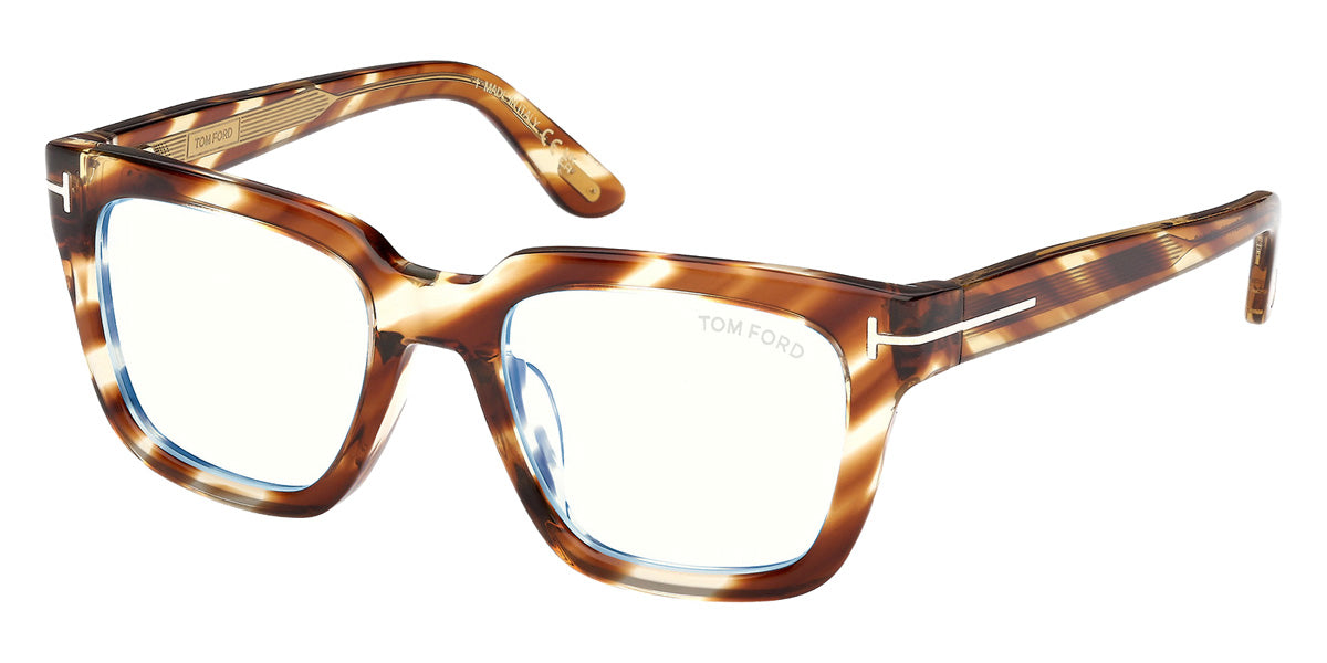 Tom Ford® FT6027-F-B Eyeglasses FT6027-F-B 055 53 - 055 - Coloured Havana/Coloured Havana