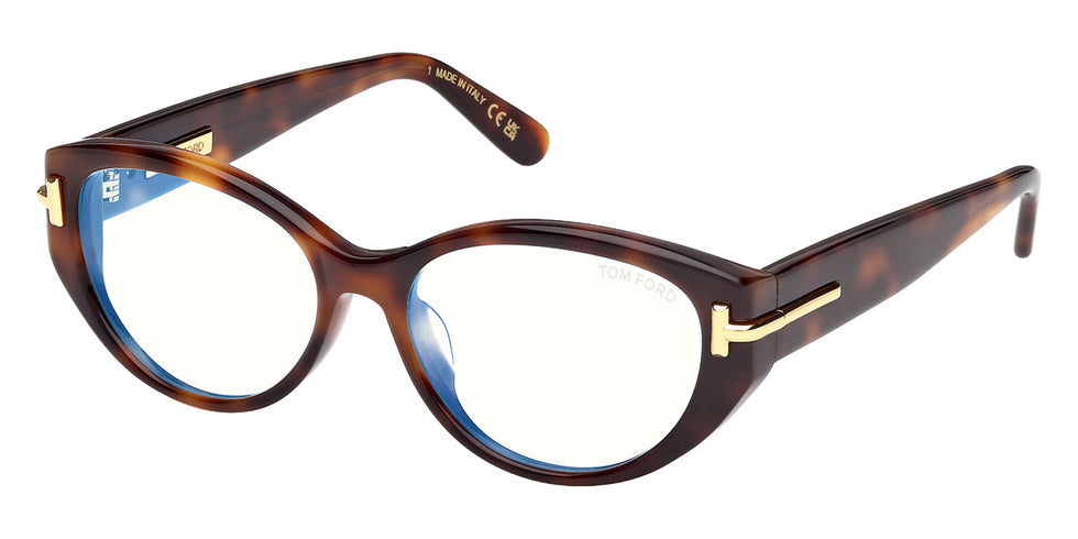 Tom Ford® FT6031-F-B Eyeglasses FT6031-F-B 053 54 - 053 - Blonde Havana/Blonde Havana