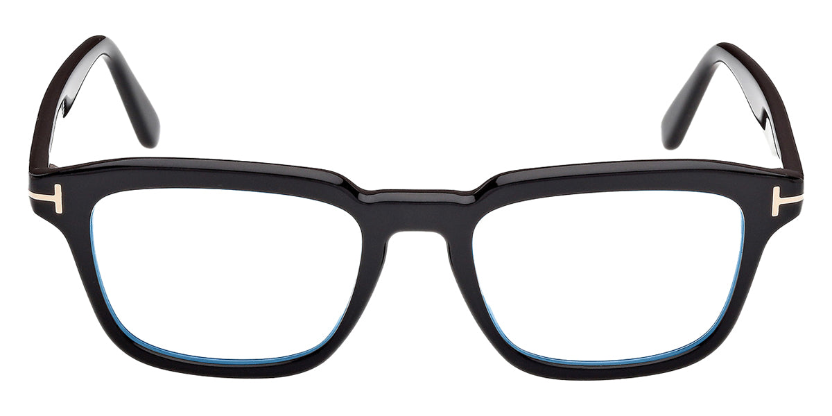 Tom Ford® FT6032-B FT6032-B 001 52 - Shiny Black / Blue Filter Eyeglasses