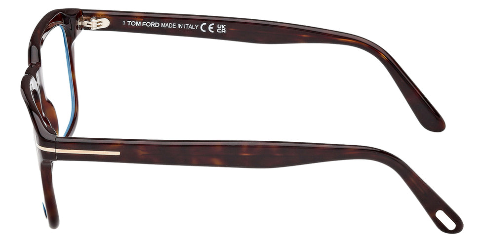 Tom Ford® FT6032-B FT6032-B 052 52 - Dark Havana / Blue Filter Eyeglasses