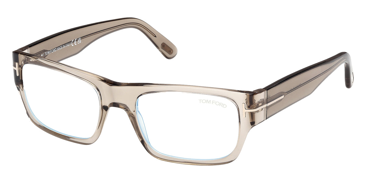 Tom Ford® FT6034-B FT6034-B 051 54 - Mastic / Blue Filter Eyeglasses