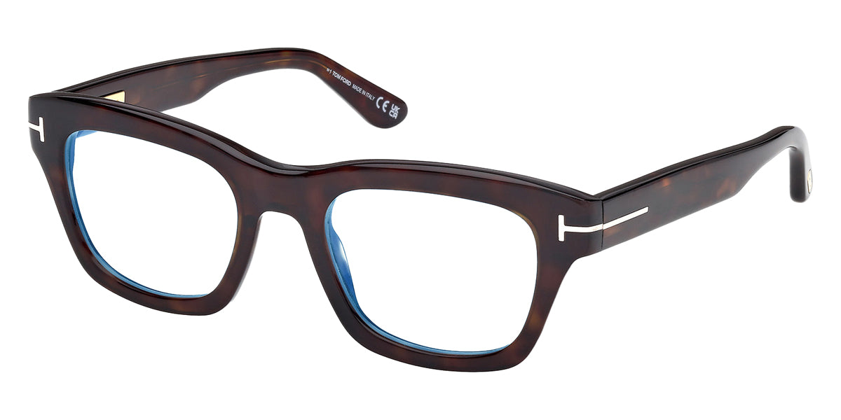 Tom Ford® FT6036-B FT6036-B 052 52 - Dark Havana / Blue Filter Eyeglasses