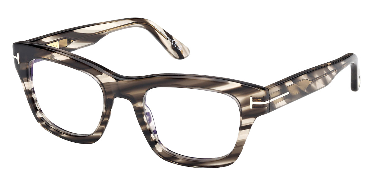 Tom Ford® FT6036-B FT6036-B 056 52 - Colored Havana / Blue Filter Eyeglasses