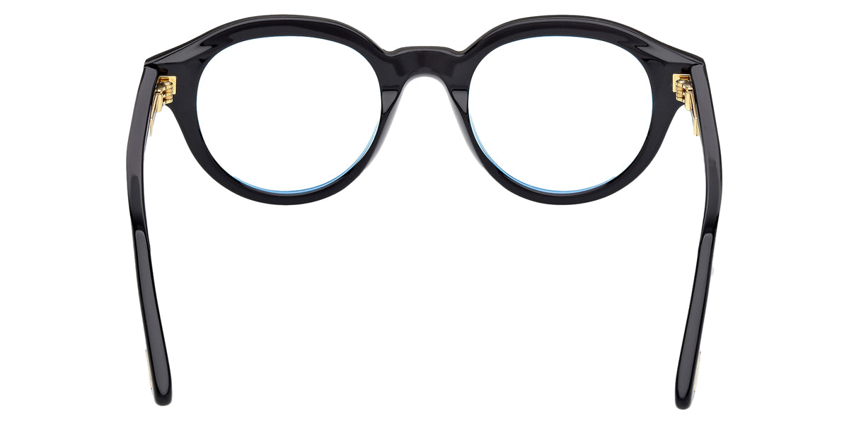 Tom Ford® FT6037-B FT6037-B 001 49 - Shiny Black / Blue Filter Eyeglasses