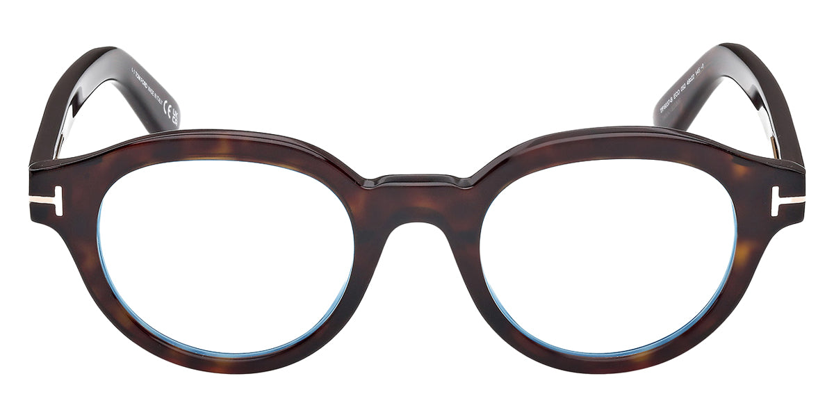 Tom Ford® FT6037-B FT6037-B 052 49 - Dark Havana / Blue Filter Eyeglasses
