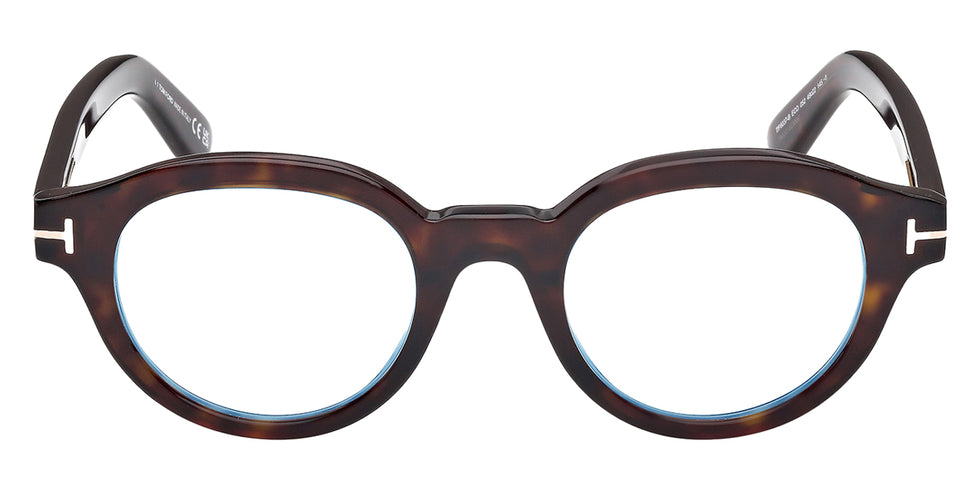 Tom Ford® FT6037-B FT6037-B 052 49 - Dark Havana / Blue Filter Eyeglasses