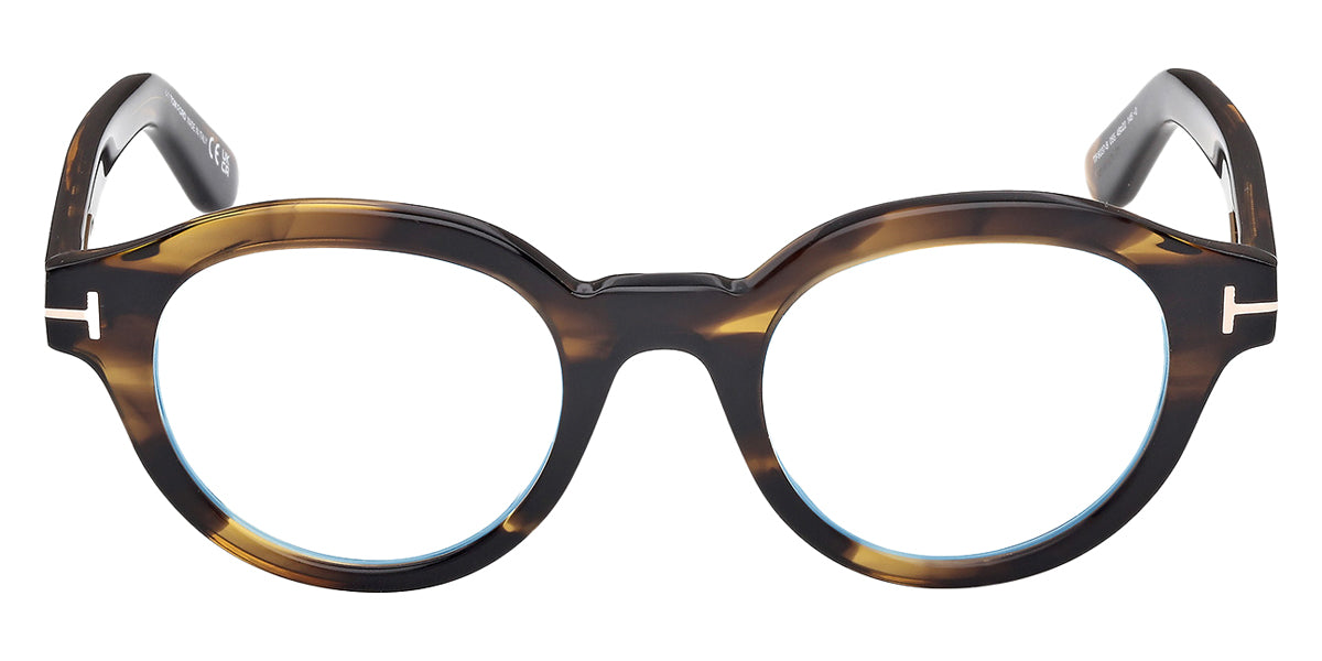 Tom Ford® FT6037-B FT6037-B 055 49 - Colored Havana / Blue Filter Eyeglasses