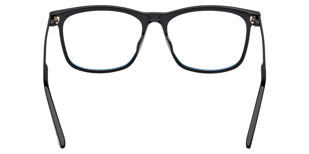 Tom Ford® FT6038-B FT6038-B 001 56 - Shiny Black / Blue Filter Eyeglasses