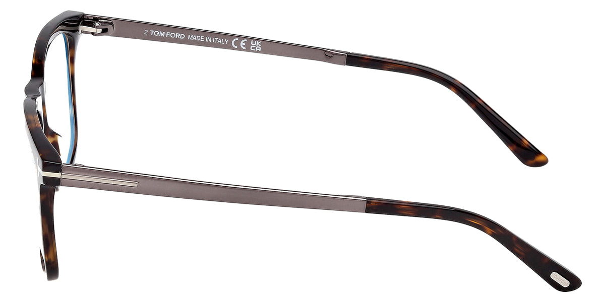 Tom Ford® FT6038-B FT6038-B 052 56 - Dark Havana / Blue Filter Eyeglasses