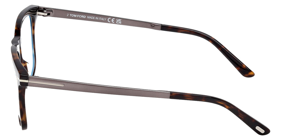 Tom Ford® FT6038-B FT6038-B 052 56 - Dark Havana / Blue Filter Eyeglasses