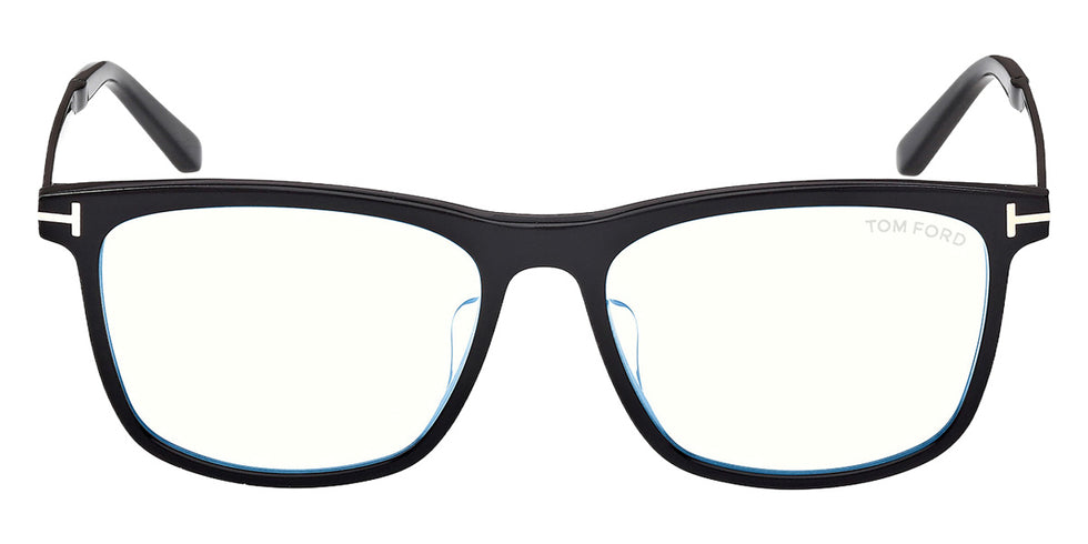 Tom Ford® FT6038-F-B Eyeglasses FT6038-F-B 001 55 - 001 - Shiny Black/Shiny Black