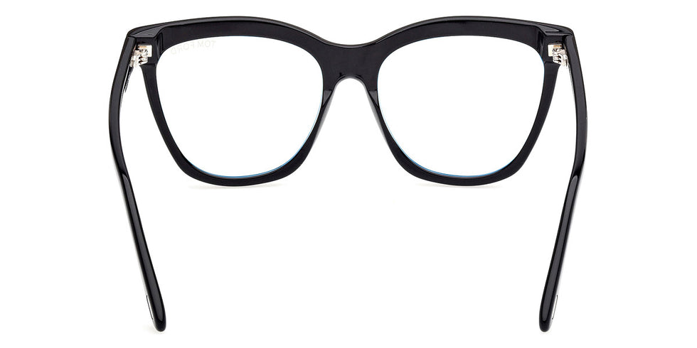 Tom Ford® FT6042-B FT6042-B 001 54 - Shiny Black / Blue Filter Eyeglasses