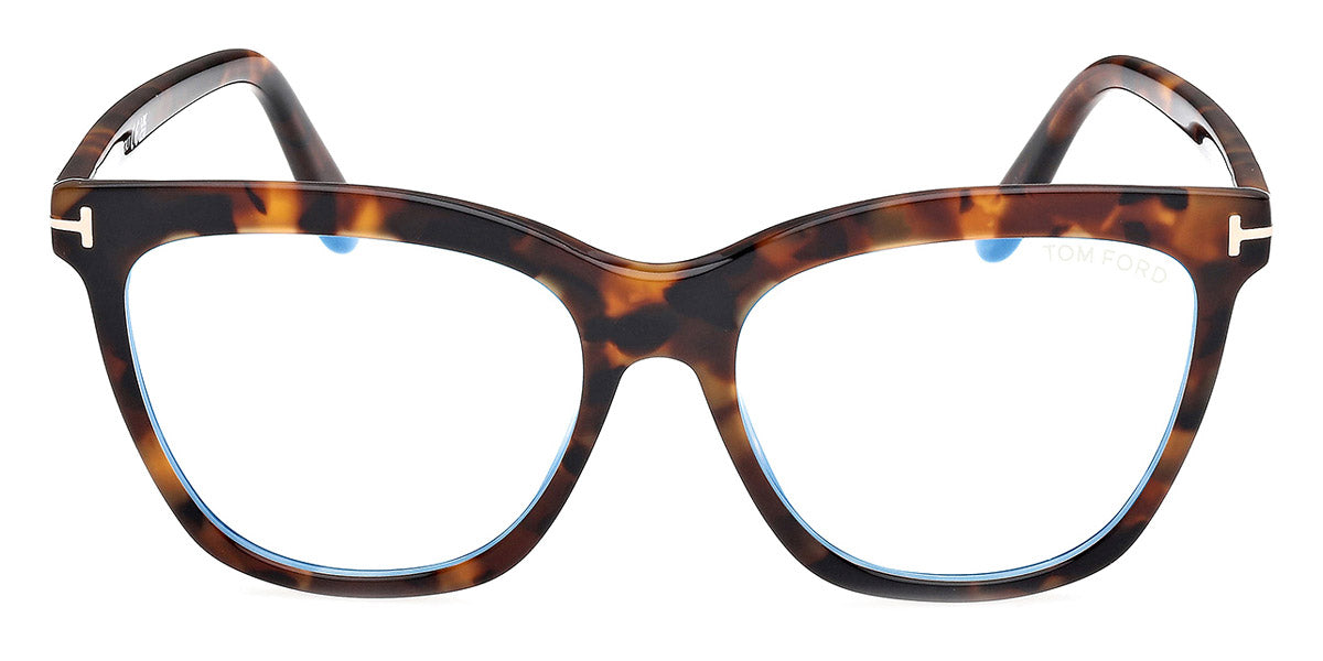 Tom Ford® FT6042-B FT6042-B 052 54 - Dark Havana / Blue Filter Eyeglasses