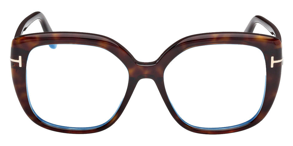 Tom Ford® FT6043-B FT6043-B 052 53 - Dark Havana / Blue Filter Eyeglasses