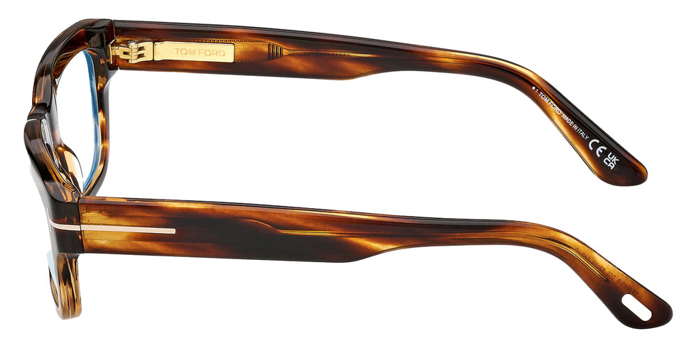 Tom Ford® FT6045-B FT6045-B 055 52 - Colored Havana / Blue Filter Eyeglasses
