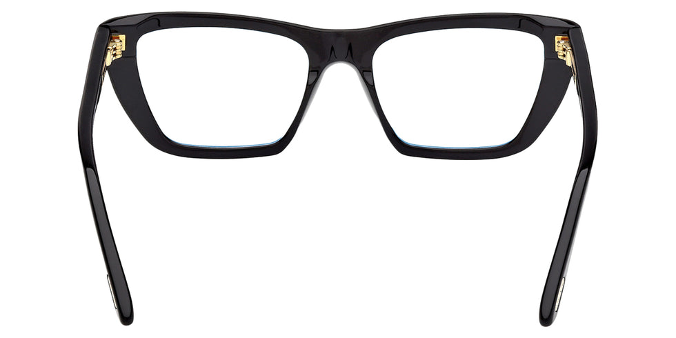 Tom Ford® FT6047-B FT6047-B 001 54 - Shiny Black / Blue Filter Eyeglasses