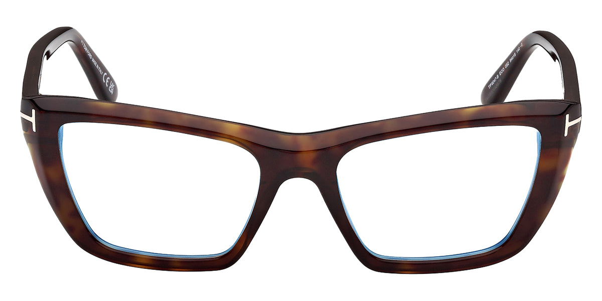 Tom Ford® FT6047-B FT6047-B 052 54 - Dark Havana / Blue Filter Eyeglasses