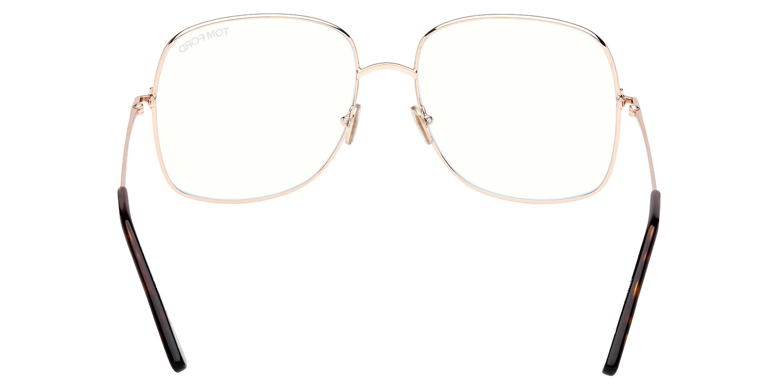 Tom Ford® FT6048-B FT6048-B 028 59 - Shiny Rose Gold / Blue Filter Eyeglasses